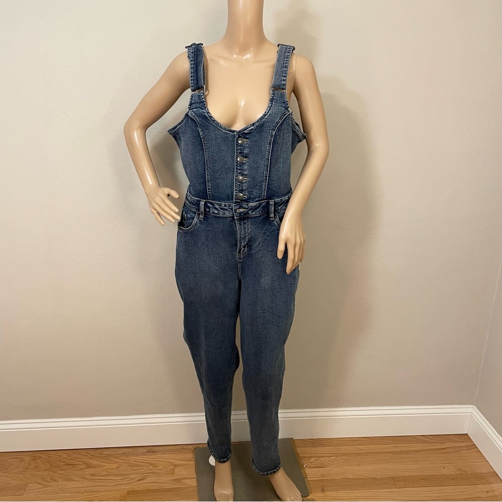Venus Denim Overall Jumpsuit